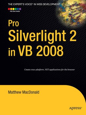 cover image of Pro Silverlight 2 in VB 2008